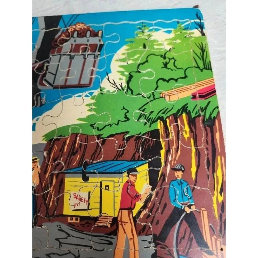 Vintage kids puzzles  set of 3